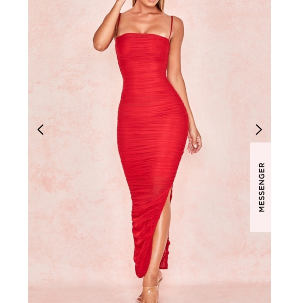 House of CB Fornarina Dress RED size SMALL